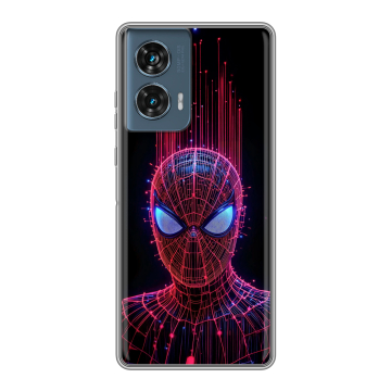 Силиконовый чехол на Motorola Edge 50 Fusion с принтом Spiderman Человек паук Силиконовый чехол на Motorola Edge 50 Fusion с принтом Spiderman Человек паук