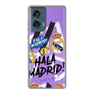 Силиконовый чехол на Motorola Edge 50 Fusion с принтом Real Madrid Реал Мадрид Силиконовый чехол на Motorola Edge 50 Fusion с принтом Real Madrid Реал Мадрид