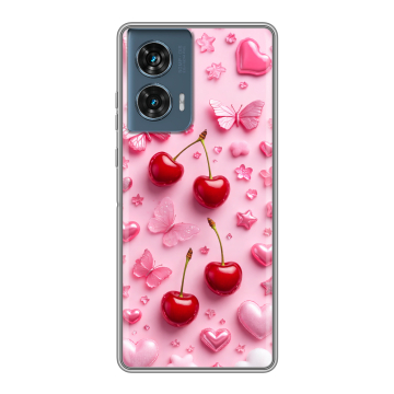 Силиконовый чехол на Motorola Edge 50 Fusion с принтом для девочек Силиконовый чехол на Motorola Edge 50 Fusion с принтом для девочек