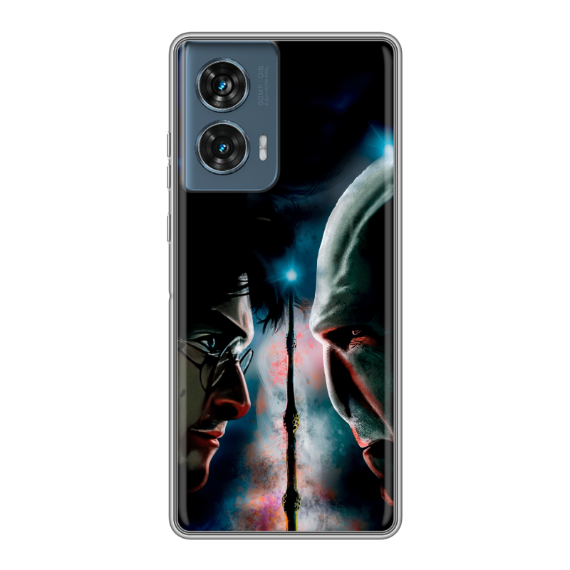Силиконовый чехол на Motorola Edge 50 Fusion с принтом Гарри Поттер Harry Potter Силиконовый чехол на Motorola Edge 50 Fusion с принтом Гарри Поттер Harry Potter