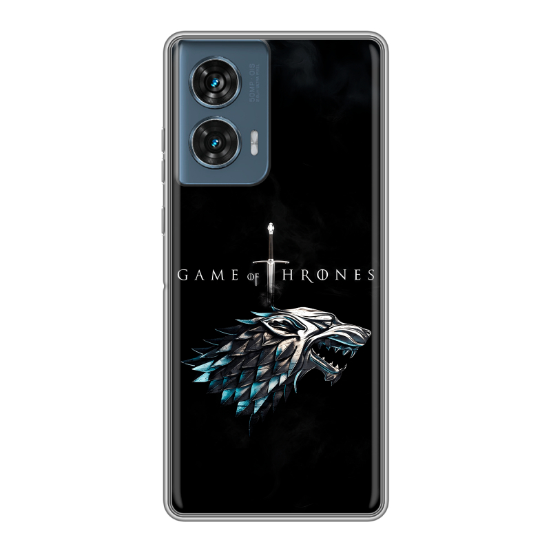 Силиконовый чехол на Motorola Edge 50 Fusion с принтом Игра Престолов Game Thrones Силиконовый чехол на Motorola Edge 50 Fusion с принтом Игра Престолов Game Thrones