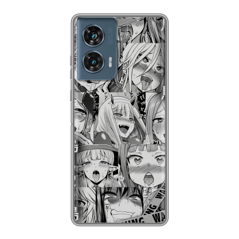 Силиконовый чехол на Motorola Edge 50 Fusion с принтом Ahegao Ахегао Аниме Силиконовый чехол на Motorola Edge 50 Fusion с принтом Ahegao Ахегао Аниме