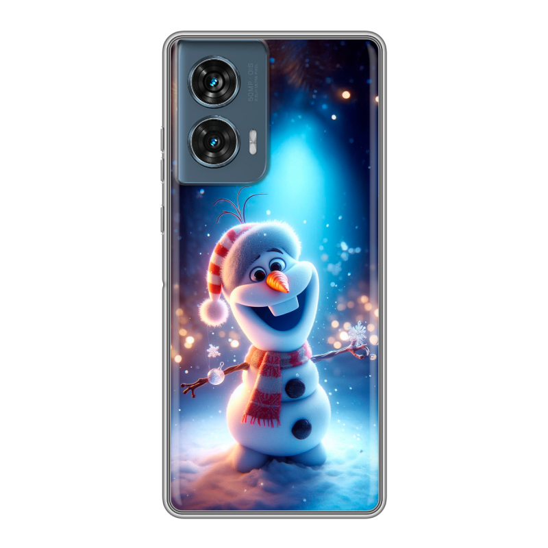 Силиконовый чехол на Motorola Edge 50 Fusion с принтом Новый год Силиконовый чехол на Motorola Edge 50 Fusion с принтом Новый год