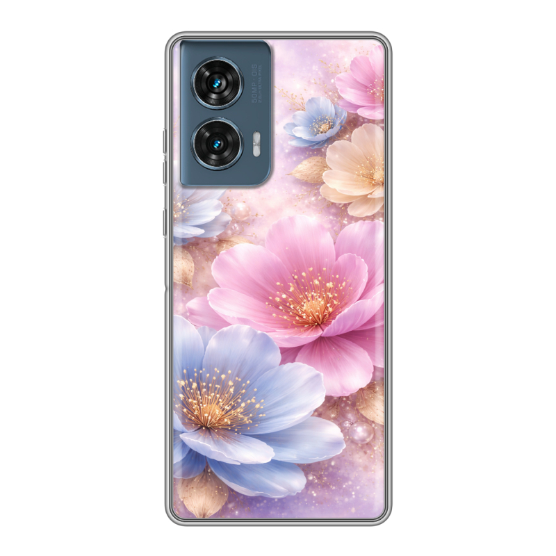Силиконовый чехол на Motorola Edge 50 Fusion с принтом женский Силиконовый чехол на Motorola Edge 50 Fusion с принтом женский