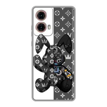 Силиконовый чехол на Motorola Moto G85 с принтом Луи робот