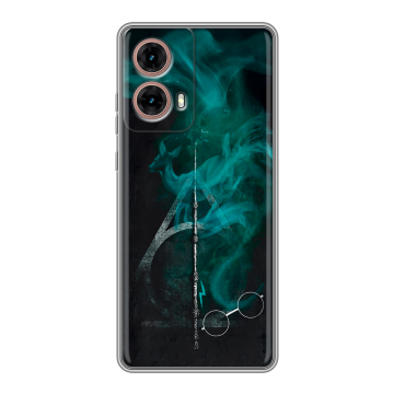 Силиконовый чехол на Motorola Moto G85 с принтом Гарри Поттер Harry Potter