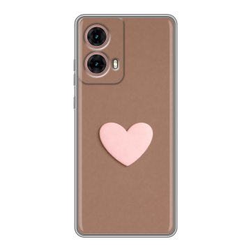 Силиконовый чехол на Motorola Moto G85 с принтом женский