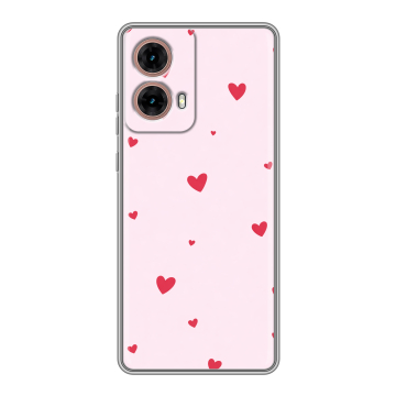 Силиконовый чехол на Motorola Moto G85 с принтом для девочек