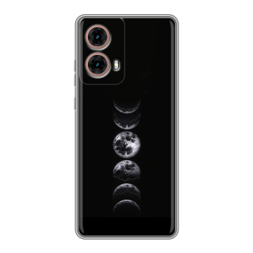 Силиконовый чехол на Motorola Moto G85 с принтом женский