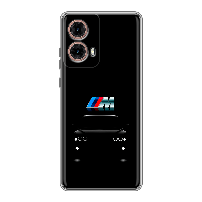 Силиконовый чехол на Motorola Moto G85 с принтом БМВ BMW Силиконовый чехол на Motorola Moto G85 с принтом БМВ BMW