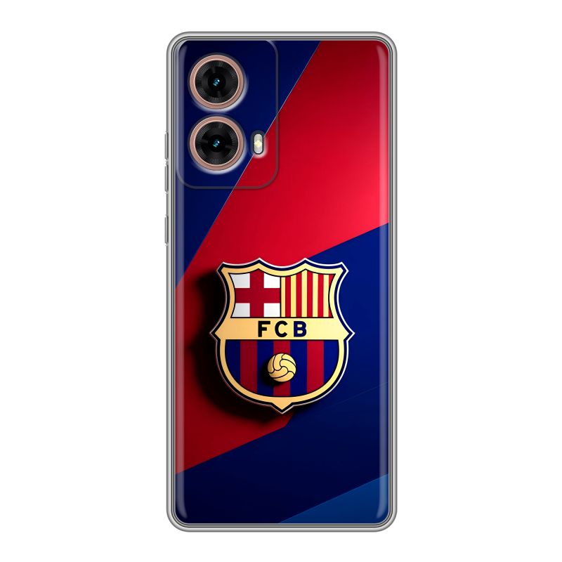Силиконовый чехол на Motorola Moto G85 с принтом Барселона Barcelona Силиконовый чехол на Motorola Moto G85 с принтом Барселона Barcelona