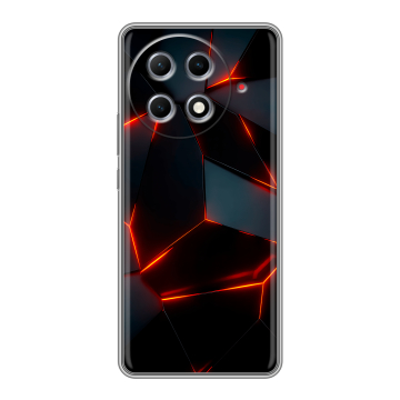 Силиконовый чехол на Tecno Camon 30S Pro с принтом Яркие абстракции