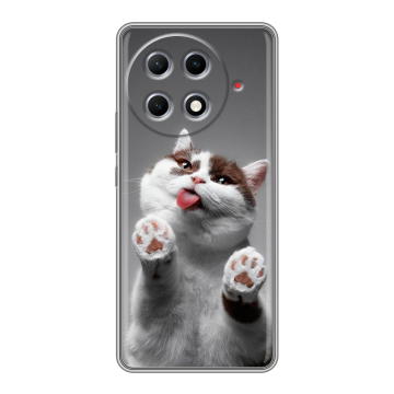 Силиконовый чехол на Tecno Camon 30S Pro с принтом Коты