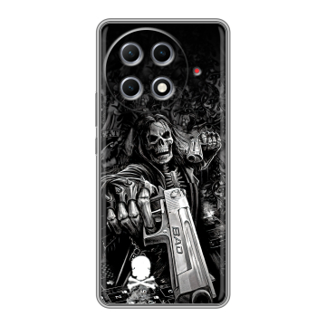 Силиконовый чехол на Tecno Camon 30S Pro с принтом Скелет