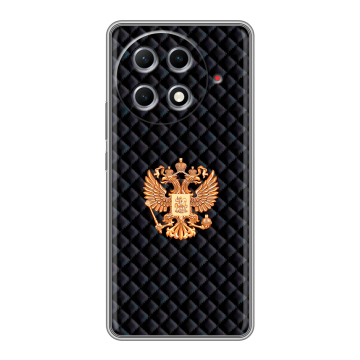 Силиконовый чехол на Tecno Camon 30S Pro с принтом Герб России принт