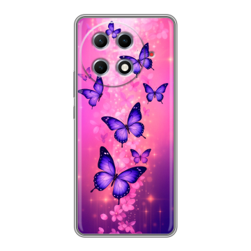 Силиконовый чехол на Tecno Camon 30S Pro с принтом Бабочки