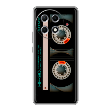 Силиконовый чехол на Tecno Camon 30S Pro с принтом Кассета