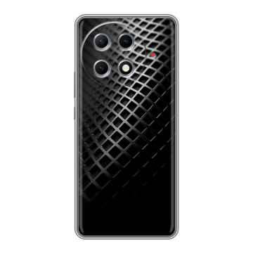 Силиконовый чехол на Tecno Camon 30S Pro с принтом Текстура металла