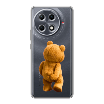 Силиконовый чехол на Tecno Camon 30S Pro с принтом Медведь