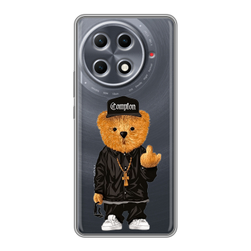 Силиконовый чехол на Tecno Camon 30S Pro с принтом Плюшевый медведь