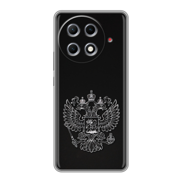 Силиконовый чехол на Tecno Camon 30S Pro с принтом Герб России Силиконовый чехол на Tecno Camon 30S Pro с принтом Герб России