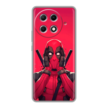 Силиконовый чехол на Tecno Camon 30S Pro с принтом Дедпул Deadpool Силиконовый чехол на Tecno Camon 30S Pro с принтом Дедпул Deadpool