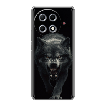 Силиконовый чехол на Tecno Camon 30S Pro с принтом Волк