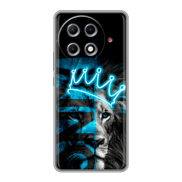 Силиконовый чехол на Tecno Camon 30S Pro с принтом Король лев Силиконовый чехол на Tecno Camon 30S Pro с принтом Король лев