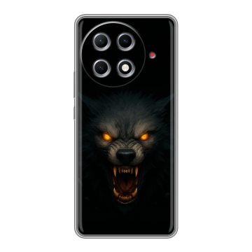 Силиконовый чехол на Tecno Camon 30S Pro с принтом Волк Силиконовый чехол на Tecno Camon 30S Pro с принтом Волк