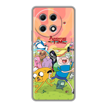 Силиконовый чехол на Tecno Camon 30S Pro с принтом Adventure time Время приключений Силиконовый чехол на Tecno Camon 30S Pro с принтом Adventure time Время приключений