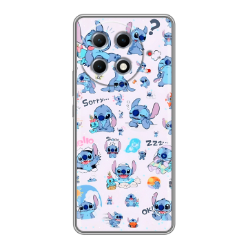 Силиконовый чехол на Tecno Camon 30S Pro с принтом Лило и Стич Силиконовый чехол на Tecno Camon 30S Pro с принтом Лило и Стич
