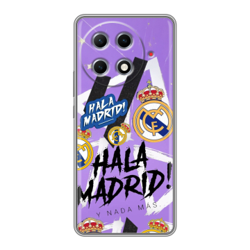 Силиконовый чехол на Tecno Camon 30S Pro с принтом Real Madrid Реал Мадрид