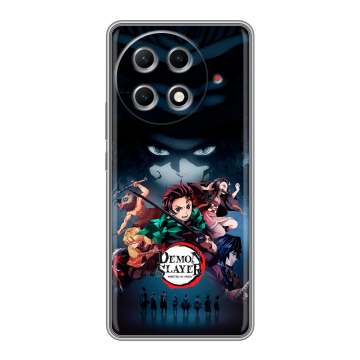 Силиконовый чехол на Tecno Camon 30S Pro с принтом Demon Slayer Клинок рассекающий демонов Силиконовый чехол на Tecno Camon 30S Pro с принтом Demon Slayer Клинок рассекающий демонов