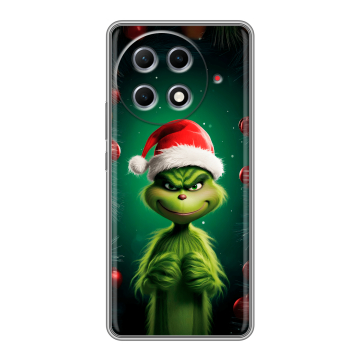 Силиконовый чехол на Tecno Camon 30S Pro с принтом Гринч Новый год Рождество Силиконовый чехол на Tecno Camon 30S Pro с принтом Гринч Новый год Рождество