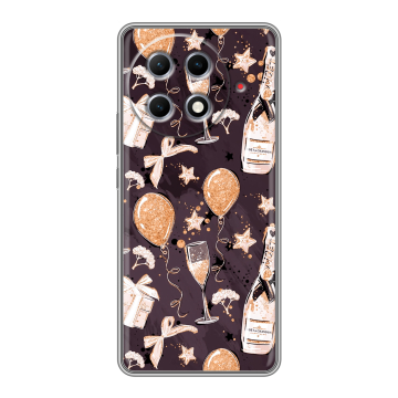 Силиконовый чехол на Tecno Camon 30S Pro с принтом Новый год Силиконовый чехол на Tecno Camon 30S Pro с принтом Новый год