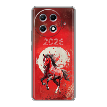 Силиконовый чехол на Tecno Camon 30S Pro с принтом Новый год Силиконовый чехол на Tecno Camon 30S Pro с принтом Новый год