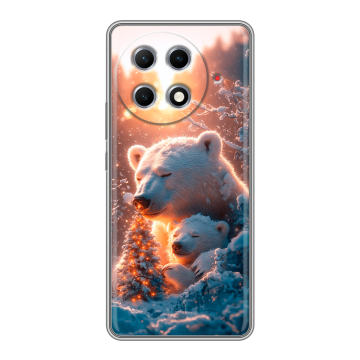 Силиконовый чехол на Tecno Camon 30S Pro с принтом Новый год Силиконовый чехол на Tecno Camon 30S Pro с принтом Новый год