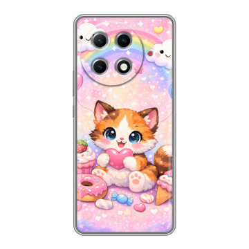 Силиконовый чехол на Tecno Camon 30S Pro с принтом для девочек