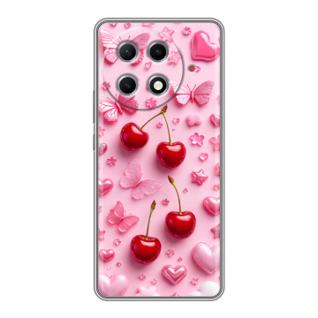 Силиконовый чехол на Tecno Camon 30S Pro с принтом для девочек
