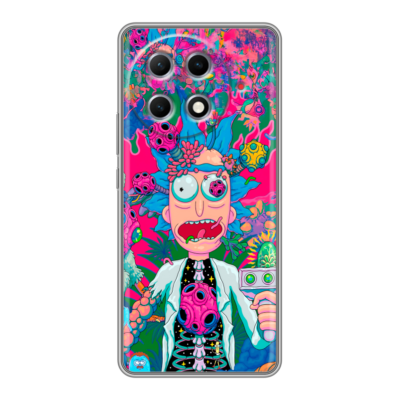Силиконовый чехол на Tecno Camon 30S Pro с принтом Рик и Морти Rick Morty Силиконовый чехол на Tecno Camon 30S Pro с принтом Рик и Морти Rick Morty