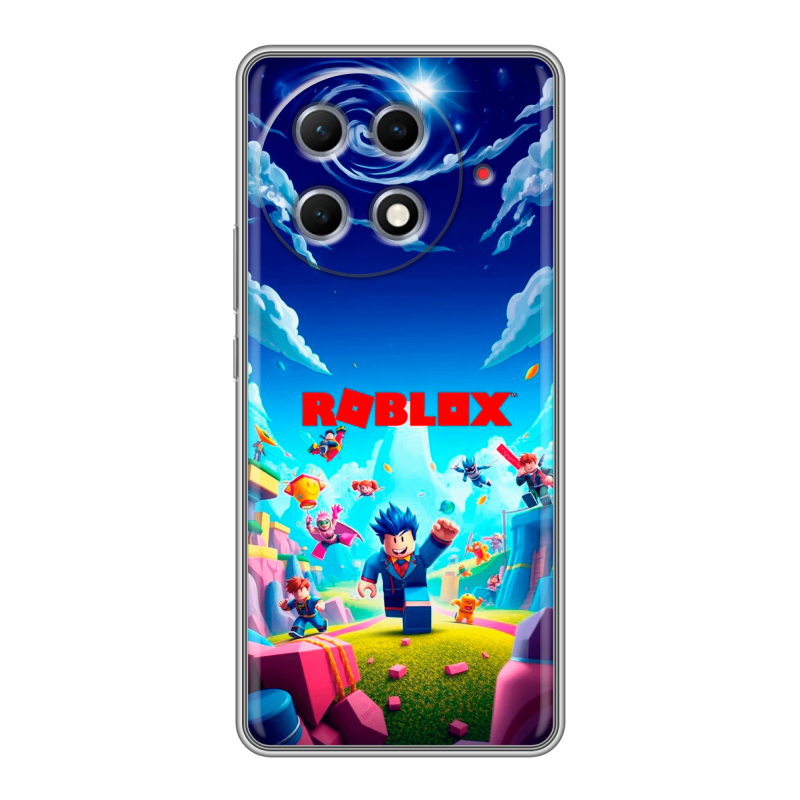 Силиконовый чехол на Tecno Camon 30S Pro с принтом Roblox Роблокс Силиконовый чехол на Tecno Camon 30S Pro с принтом Roblox Роблокс