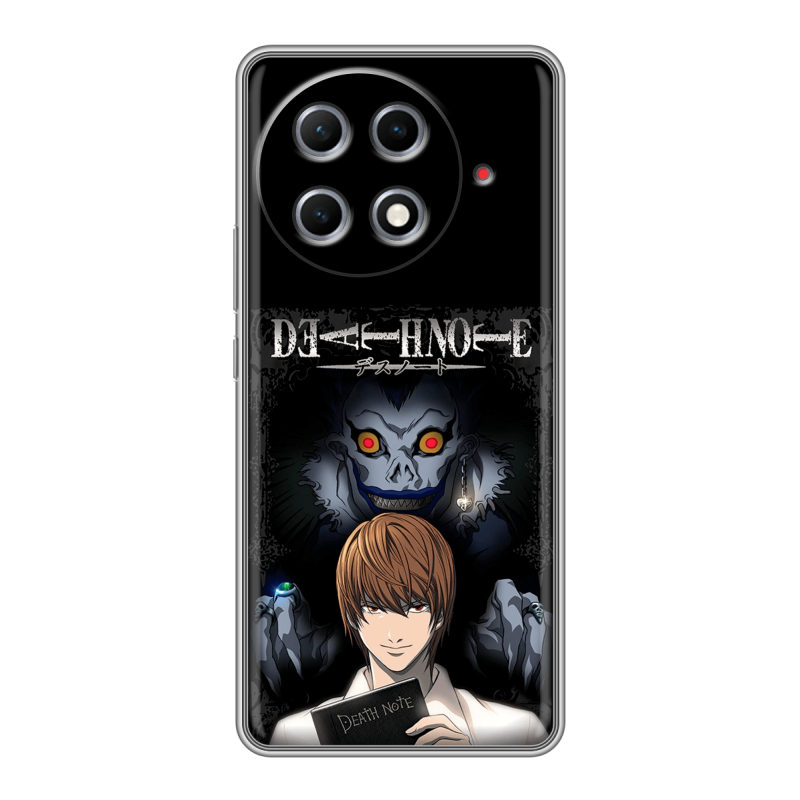 Силиконовый чехол на Tecno Camon 30S Pro с принтом Death note Тетрадь смерти Силиконовый чехол на Tecno Camon 30S Pro с принтом Death note Тетрадь смерти