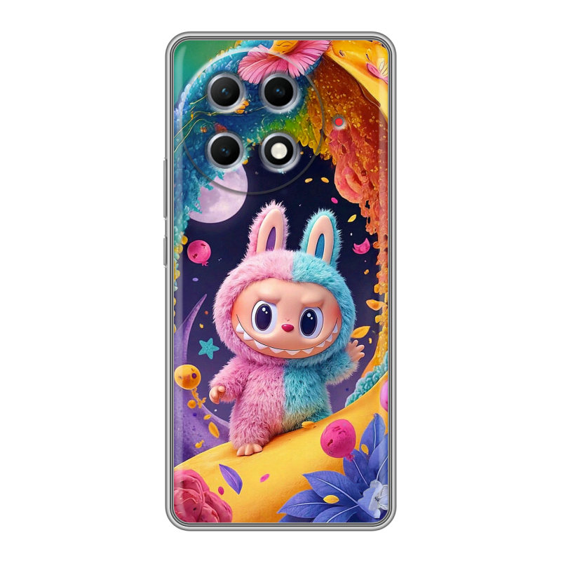 Силиконовый чехол на Tecno Camon 30S Pro с принтом Labubu Лабубу Силиконовый чехол на Tecno Camon 30S Pro с принтом Labubu Лабубу