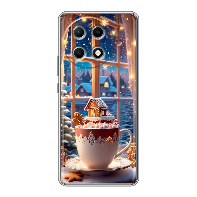 Силиконовый чехол на Tecno Camon 30S Pro с принтом Новый год Силиконовый чехол на Tecno Camon 30S Pro с принтом Новый год