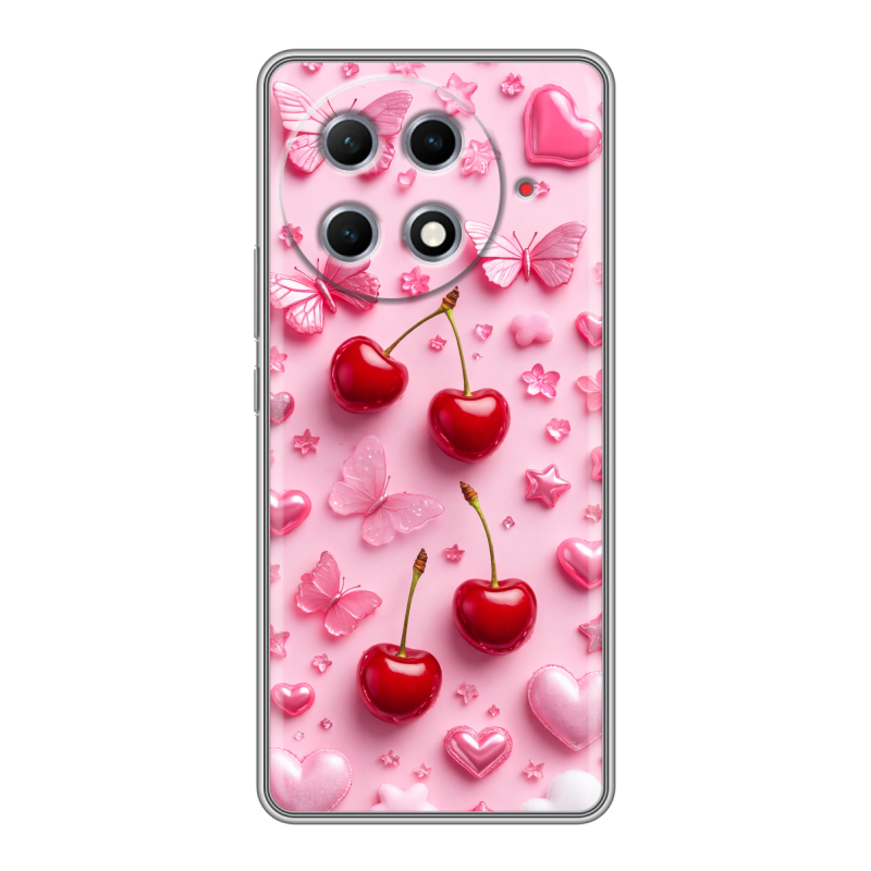Силиконовый чехол на Tecno Camon 30S Pro с принтом для девочек Силиконовый чехол на Tecno Camon 30S Pro с принтом для девочек