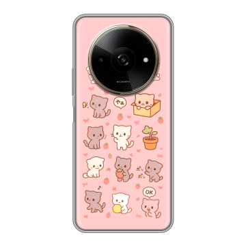 Силиконовый чехол на Poco C61 с принтом Hello Kitty Хелоу Кити Силиконовый чехол на Poco C61 с принтом Hello Kitty Хелоу Кити