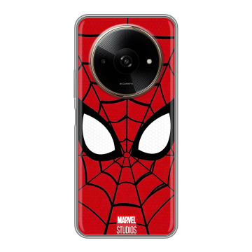 Силиконовый чехол на Poco C61 с принтом человек паук spiderman Силиконовый чехол на Poco C61 с принтом человек паук spiderman