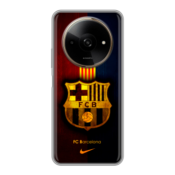 Силиконовый чехол на Poco C61 с принтом Барселона Barcelona Силиконовый чехол на Poco C61 с принтом Барселона Barcelona