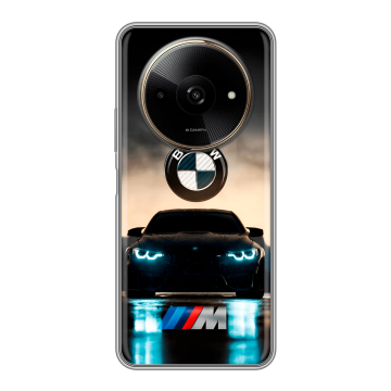 Силиконовый чехол на Poco C61 с принтом БМВ BMW Силиконовый чехол на Poco C61 с принтом БМВ BMW