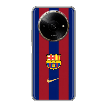 Силиконовый чехол на Poco C61 с принтом Барселона Barcelona Силиконовый чехол на Poco C61 с принтом Барселона Barcelona